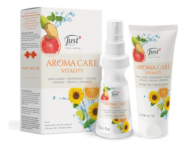 Happy Box Aroma Care Vitality Bruma + Gel De Ducha Just 0