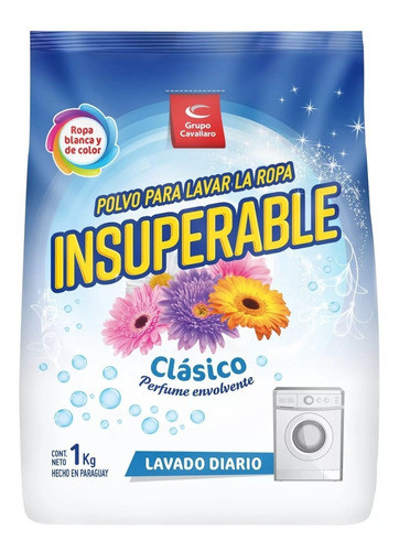 Jabon En Polvo Insuperable 1 Kilo Clásico 0