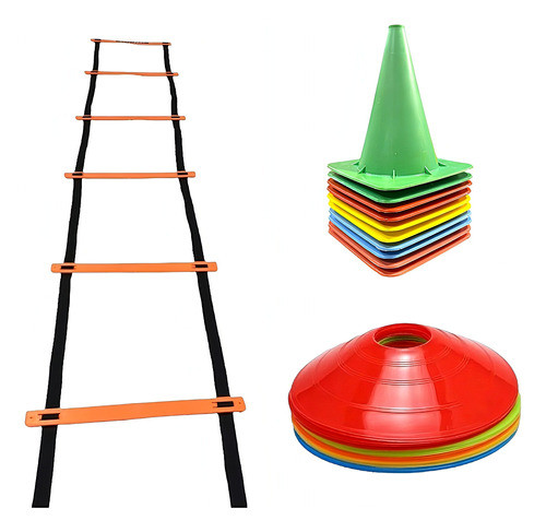 Kit Entrenamiento Escalera Coor + 10 Conos+ 10tortuga *35 0