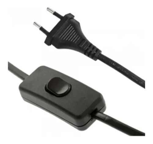 Cable Con Interruptor Y Ficha 1.5m 0