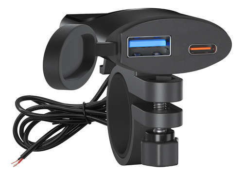 Carregador De Motocicleta, Tablet, Telefone Gps Usb, Carrega 0
