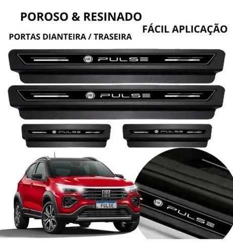 Pisadera, Proteccion 4 Puertas Fiat Pulse Negro Premium 0