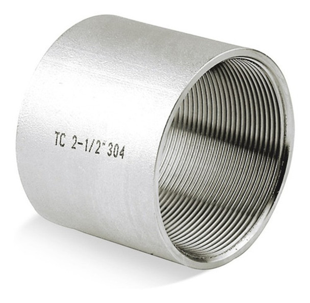 Cupla Acero Inoxidable 3/8 Calidad 316 0