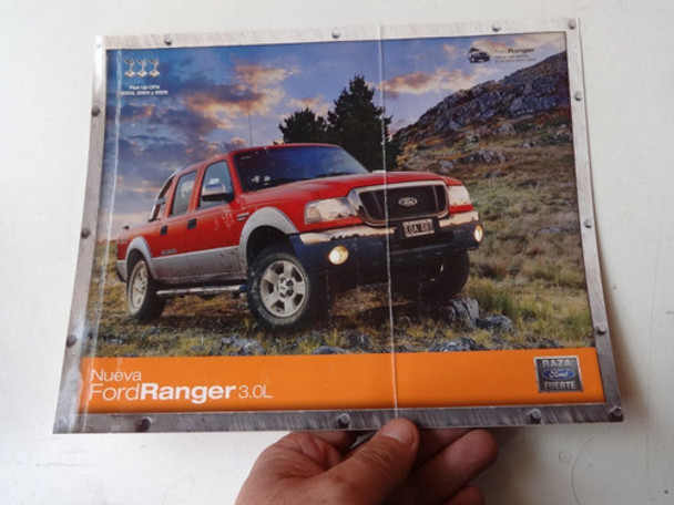 Folleto Ford Pick Up Ranger 2005 Antiguo No Manual No F100 0 Folleto Ford Pick Up Ranger 2005 Antiguo No Manual No F100 0