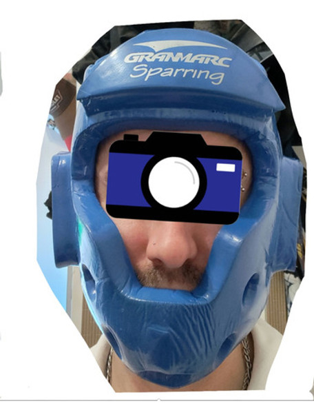 Cabezal Protector Sparring Cerrado Taekwondo Tkd Grandmarc 0