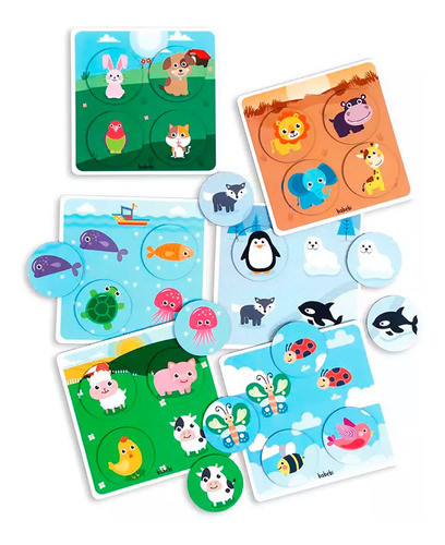 Super Bingo Dos Animais Madeira - 6029 - Babebi 0