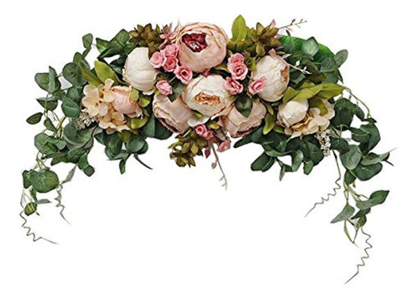 Flores De Arco De Boda, Botín Floral Artificial Rústico De 3 0