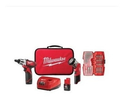 Kit Atornillador C/puntas + Linterna Led Milwaukee - Ynter 0
