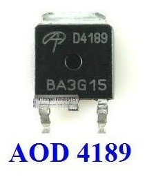 Aod4189 - Aod 4189 - D4189 - D 4189 - Tansistor Em Smd !!!!! 0