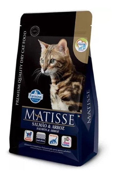 Matisse Gato Adulto Salmon Y Arroz 2 Kg Con Regalo 0