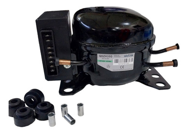 Compresor Sikelan 12/24 Volts Para Frigobar, Heladeras R134a 0