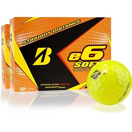 Bolas De Golf Amarillas Suaves Bridgestone E6 - 2 Docenas 0