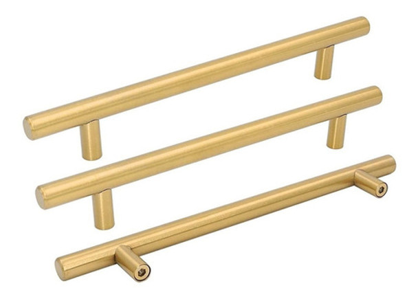 Tiradores Para Alacenas De 224 Mm Dorados Pack 25 0