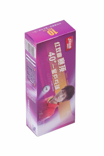 Tênis De Mesa Bola Plástico Dhs D40+ 1 Estrela Abs 40 Unid 0