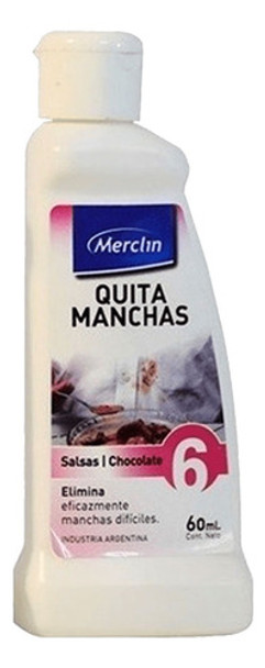 Quita Manchas De Salsas Y Chocolate Merclin 60ml G P 0