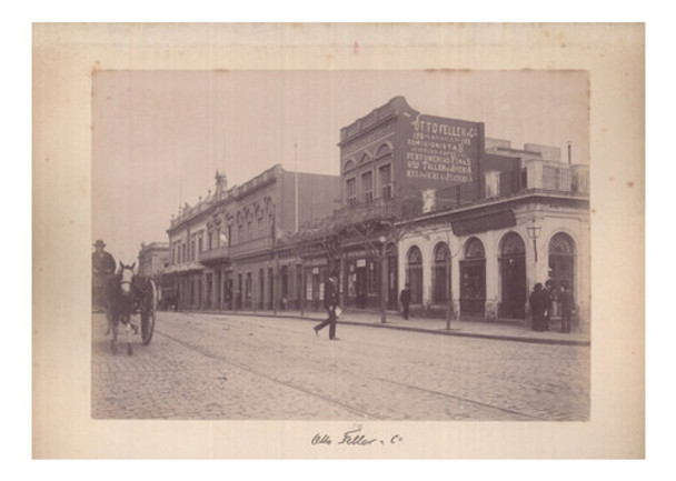 Montevideo En El Año 1901 Otto Feller Y Co - Lámina 45x30 Cm 0 Montevideo En El Año 1901 Otto Feller Y Co - Lámina 45x30 Cm 0