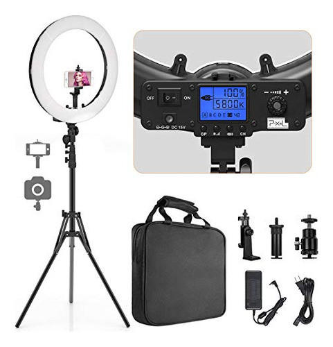 Anillo De Luz, Píxel De 19  , Pantalla Lcd Bicolor, Anillo D 0