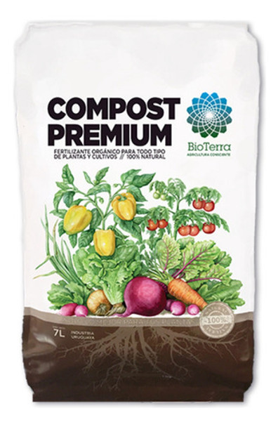 Compost Premium 7 Litros Bioterra 0