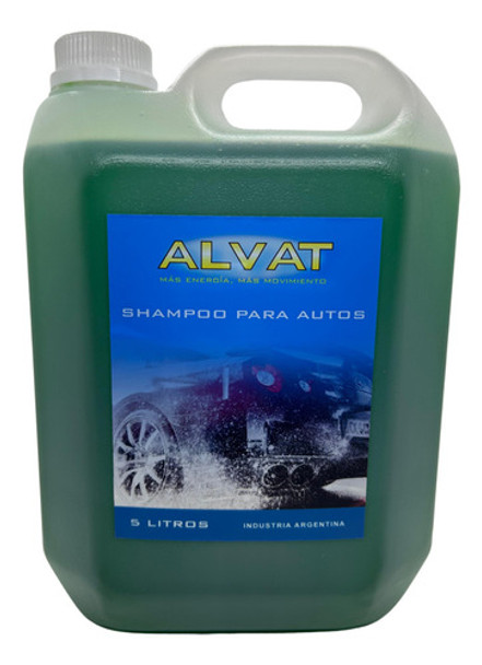 Shampoo Para Autos Concentrado Alvat 5 Litros Bidon 0