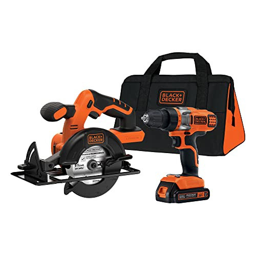 Kit De Taladro Mas Sierra Circular Mas Bolso Black   Decker 0