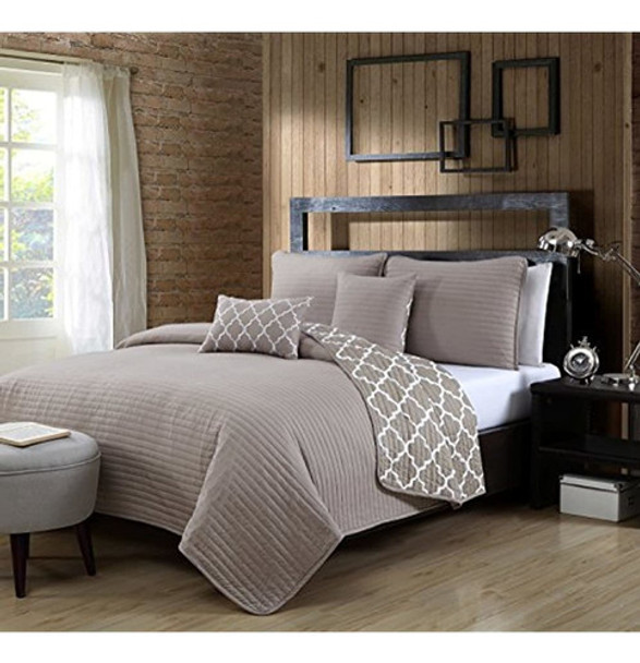 Juego De Edredón Griffin De 5 Piezas De Avondale Manor, King 0