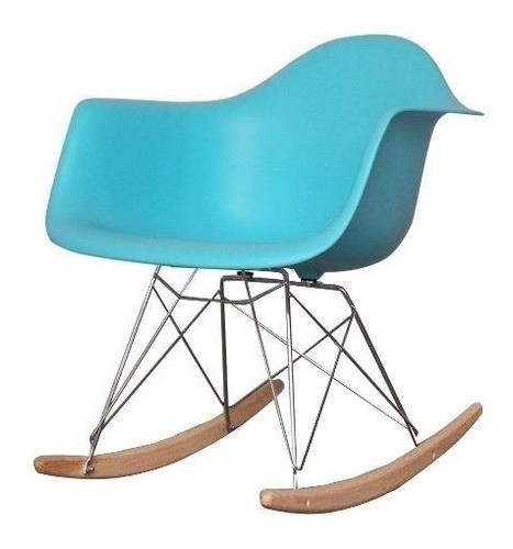 Mecedora Eames Celeste Turquesa 0