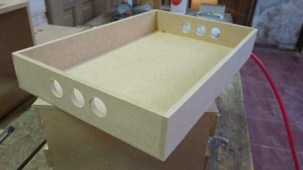 Bandeja 25x35 Fibrofácil 0