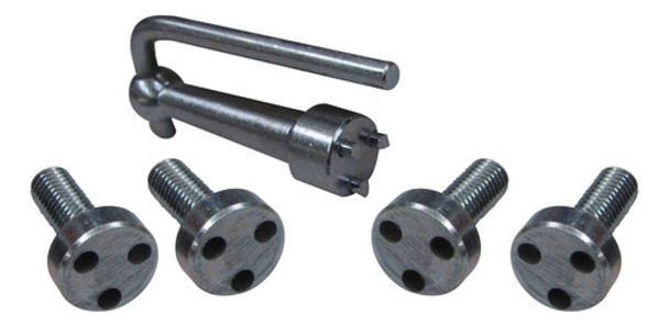 Kit Llave Y Bulones Taza Rueda Megane2 Clio2 Para Renault Me 0