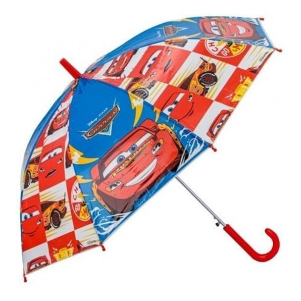 Guarda Chuva Infantil Automático Disney Carro Mcqueen Menino 0