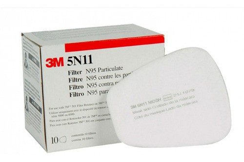 Prefiltro 5n11 3m Para Particulas Uso Con Cartuchos X Par 0