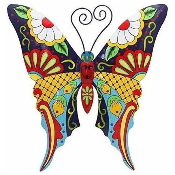 Juego Metal Pared Arte Inspiracional Mariposa Decoracion Pa 0