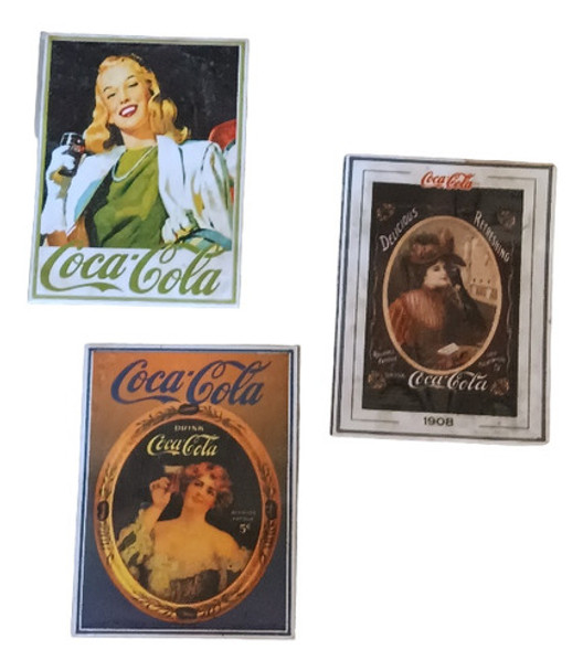 Imanes Promocion De Coca Cola C/imagenes De Época 0