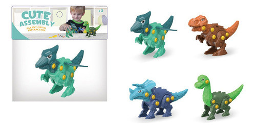 Dinosaurio Para Armar Y Desarmar Con Destornillador 53839 0