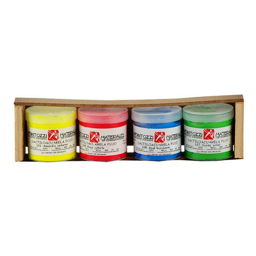 Kit Dactiloacuarela X 4 Flúo - Infantozzi 0