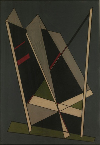 Juan Del Prete - Composición Geométrica - Lámina 45x30 Cm. 0