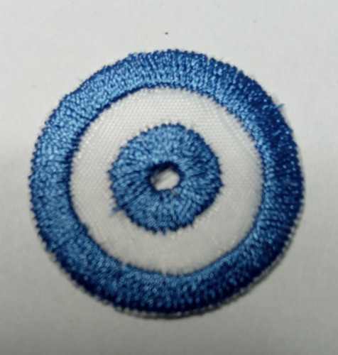 Parche Aplique Aplicacion Bordado Escarapela Redonda X Unid 0