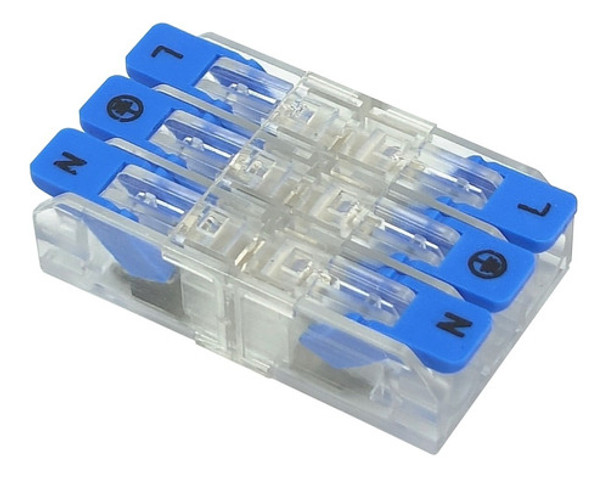 Conector Rápido Palancas Identificadas Ys221-2-3p3p 3 Fichas 0