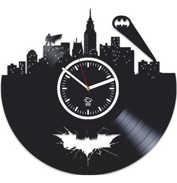 Reloj De Pared De Vinilo Para Niños Diseño De Batman Regal 0 Reloj De Pared De Vinilo Para Niños Diseño De Batman Regal 0