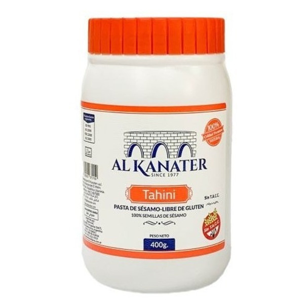 Pasta De Sesamo Tahini Sin Tacc Al Kanater 3 Und X 400 Grs 0 Pasta De Sesamo Tahini Sin Tacc Al Kanater 3 Und X 400 Grs 0