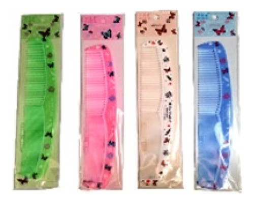 Peine Estampado Grande Colores Pack X 10 0