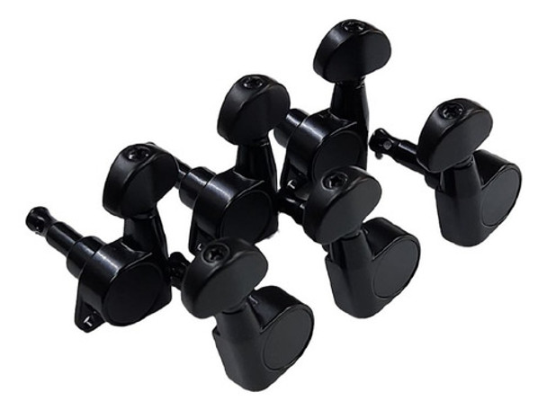 Shimura Clavijeros 333b-d7b 3+3 Negro Hidraulico Musicapilar 0 Shimura Clavijeros 333b-d7b 3+3 Negro Hidraulico Musicapilar 0