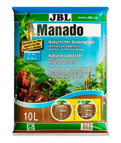 Substrato Manado Jbl 10l Para Aquários Plantados 0