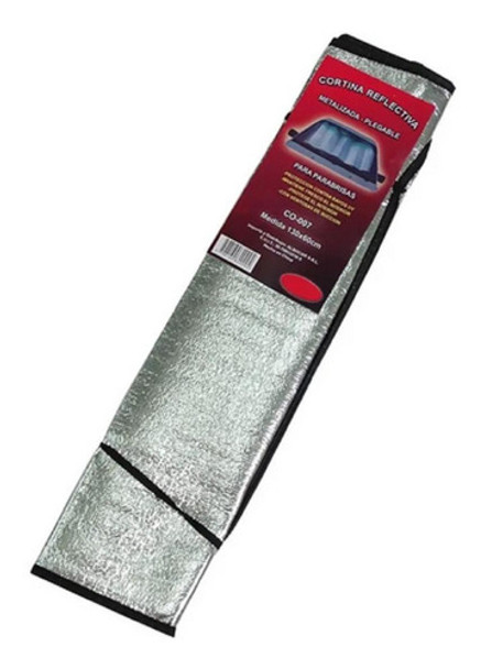 Cortina Parasol Delantera Metalizada 130 X 60 Cm Auto Iael 0