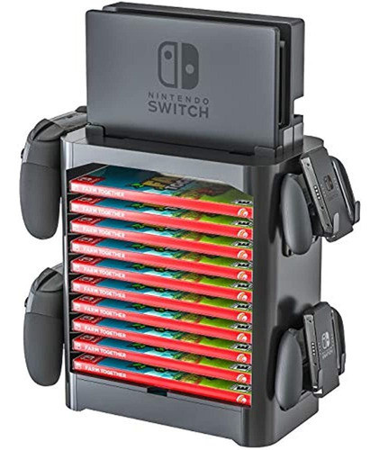 Skywin Game Storage Tower Para Nintendo Switch - Soporte Par 0