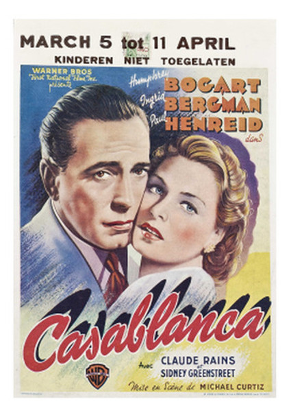 Casablanca - Bogart - Bergman - Henreid - Lámina 45x30 Cm. 0 Casablanca - Bogart - Bergman - Henreid - Lámina 45x30 Cm. 0