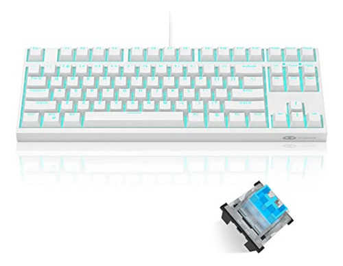 Teclado Mecánico Compacto Para Juegos Al 80 %, 87 Teclas Tkl 0