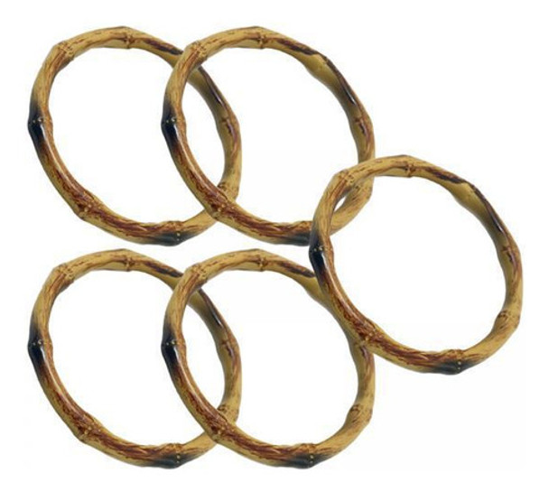 5 X 5 Pçs Imitação De Bolsa De Bambu Alças Diy Bolsa 0