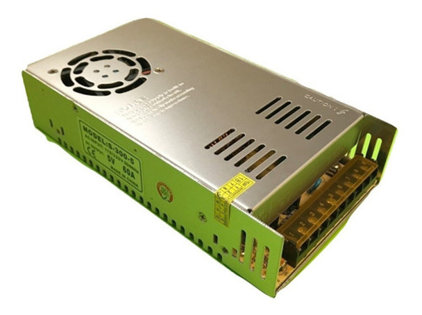 Fuente Switching 5v 60a 300w Metalica C/bornera Para Pantall 0