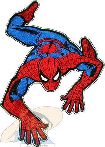 Parche Bordado Spider Man Marvel Comics Para Espalda 0