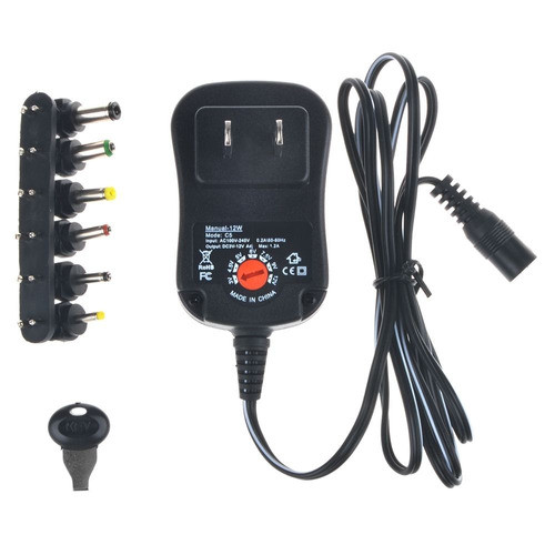 12w Multitensión Dc Adaptador De Corriente De 3v A 12v Peque 0